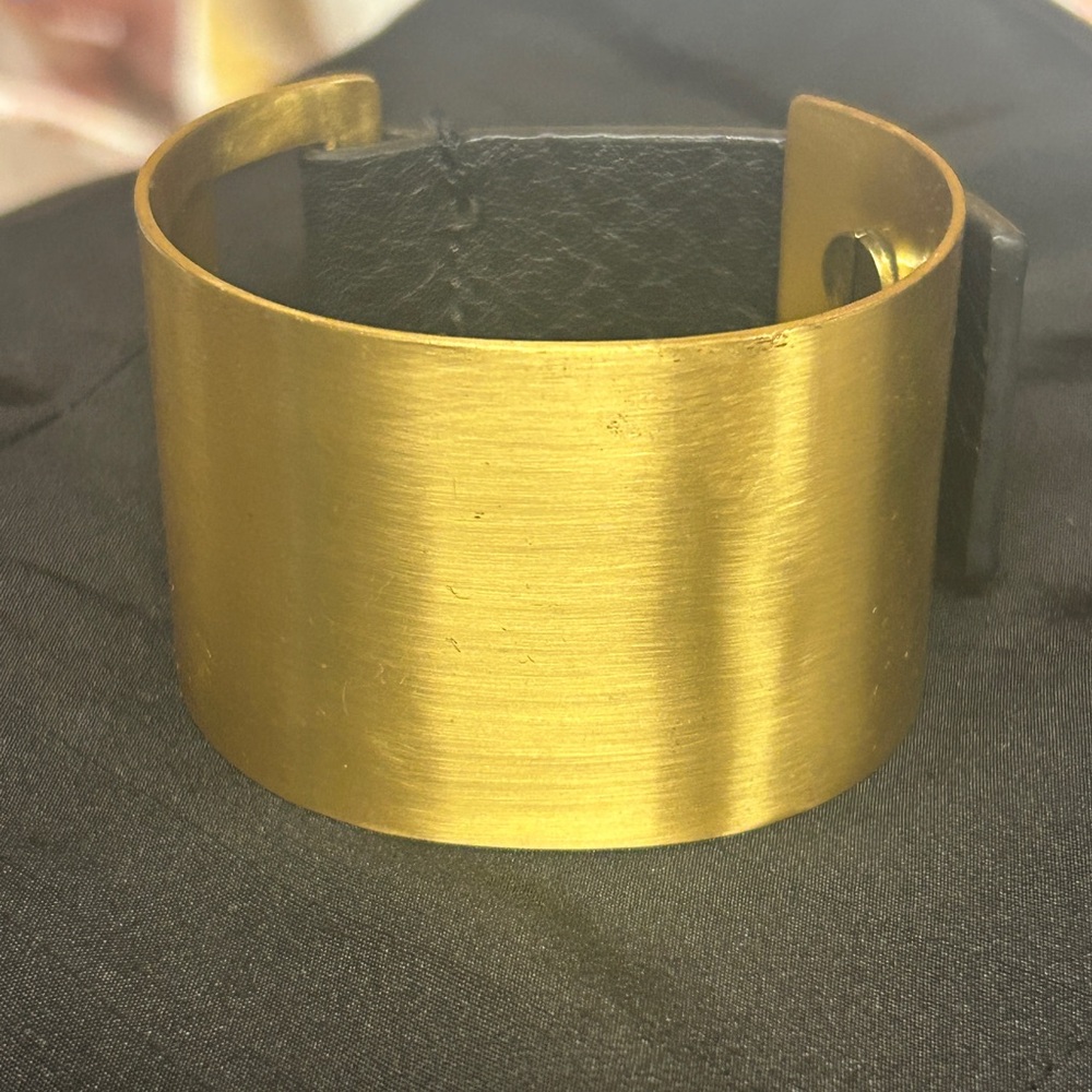 JENNY BIRD JANE CUFF IN HIGH POLISH GOLD - Picture 14 of 16